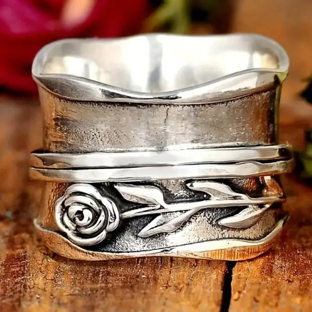 NEW! Vintage look rose ring BOUTIQUE - Picture 1 of 7